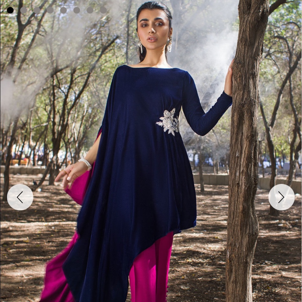 Pakistani Designer - Kaftan style - Size Medium